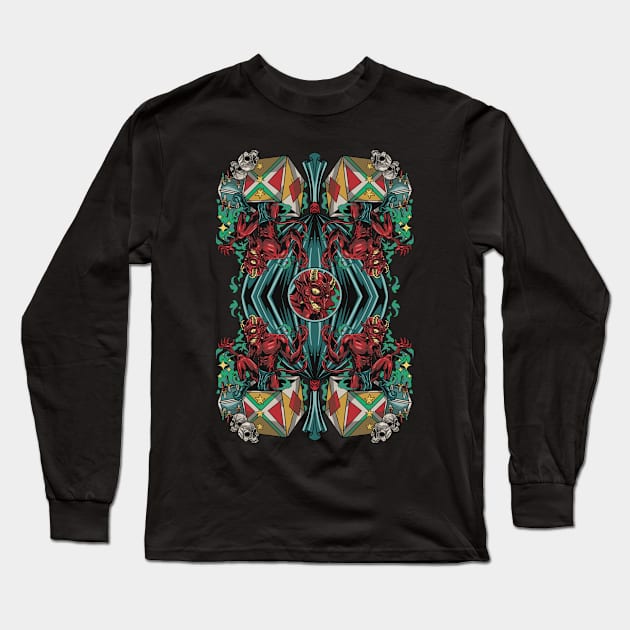 black magic 10 Long Sleeve T-Shirt by Crow Creations